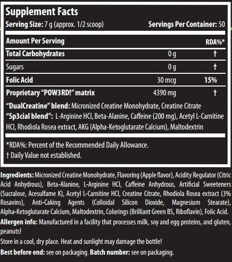 Scitec Nutrition Pow3rd 350 г