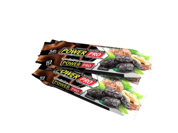 Power Pro 36%  горіх з чорносливом 20x60 г