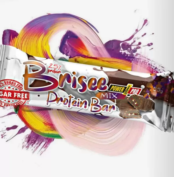 Power Pro 25% Brisee bar супер мікс без цукру 20x55g