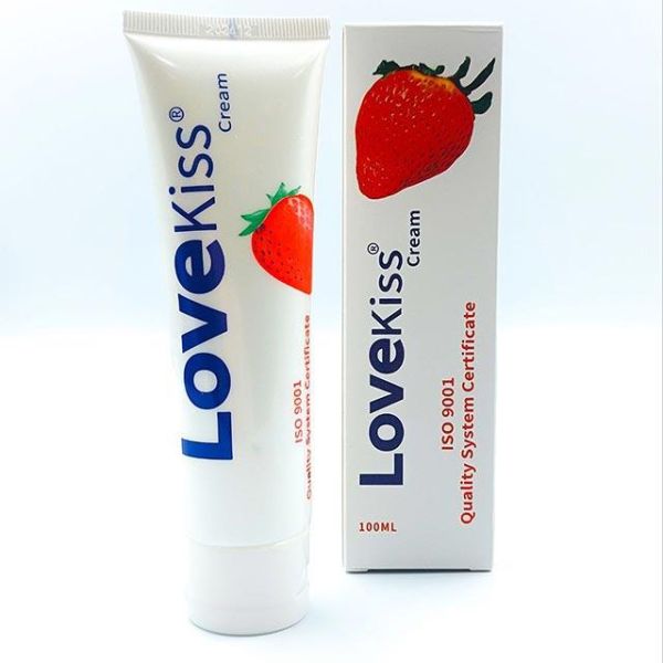 Лубрикант Love Kiss зі смаком полуниці