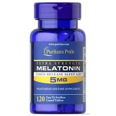 Puritan's Pride Melatonin 5 mg 120 tabl