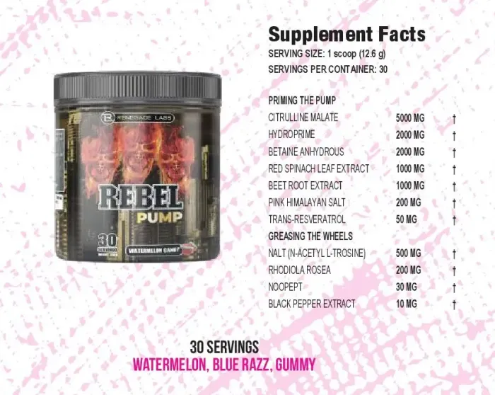 Renegade Labs Rebel Pump 390 g
