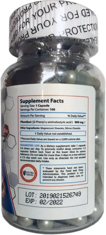 Revange Hardcore Phenibut Rx 100 caps