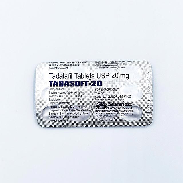 Сіаліс Tadasoft 20 mg (Тадасофт 20)