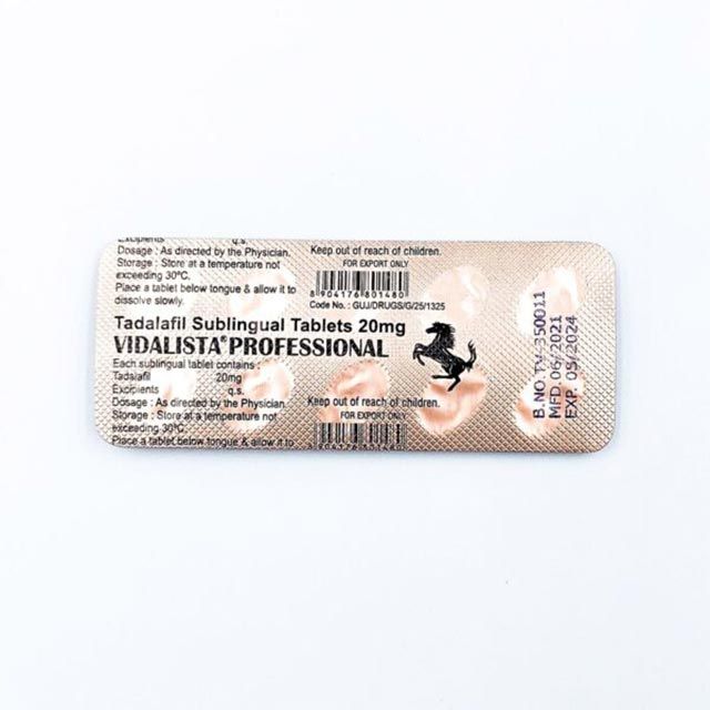 Сіаліс Vidalista Professional 20 mg