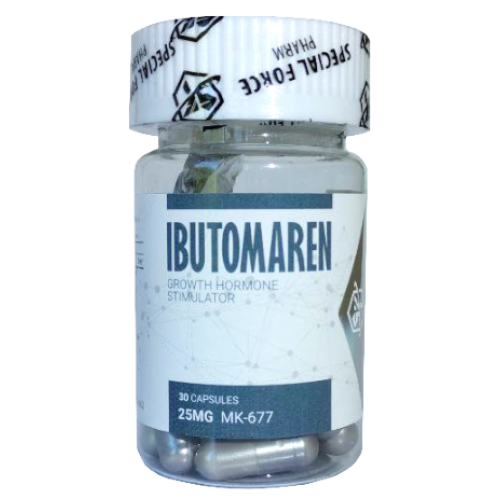 Стимулятор гормона роста ибутаморен САРМ SARMs Special Force Ibutomaren 25 мг 30 капсул