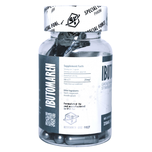Стимулятор гормона роста ибутаморен САРМ SARMs Special Force Ibutomaren 25 мг 60 капсул