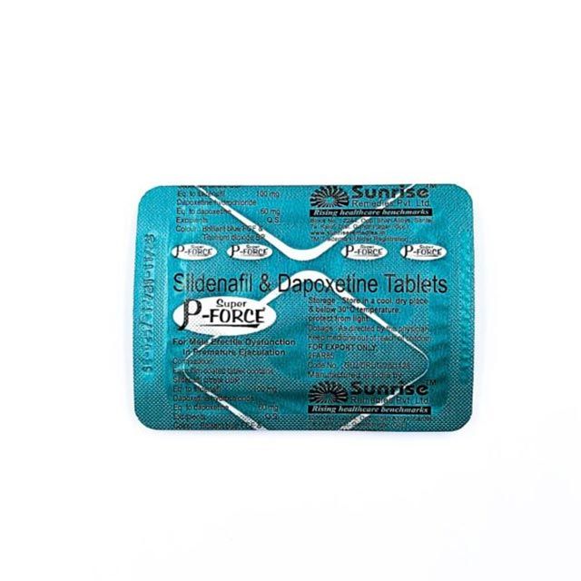Таблетки Super P Force (силденафіл + дапоксетин)