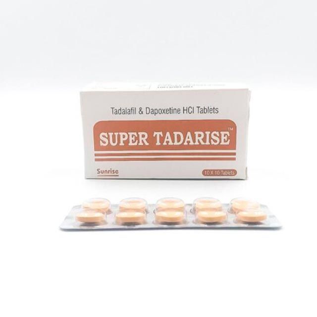 Таблетки Super Tadarise (дапоксетин + тадалафіл)