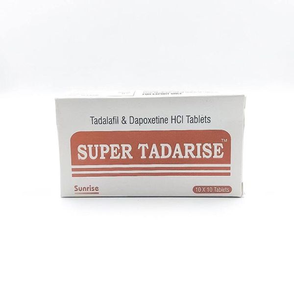 Таблетки Super Tadarise (дапоксетин + тадалафіл)