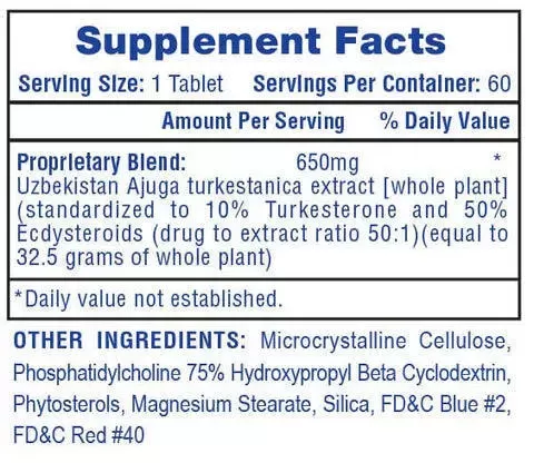 Turkesterone 650 Hi-Tech Pharmaceuticals 60 tabl