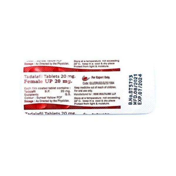 Жіночий сіаліс Female Up 20 mg (Фемалефіл)